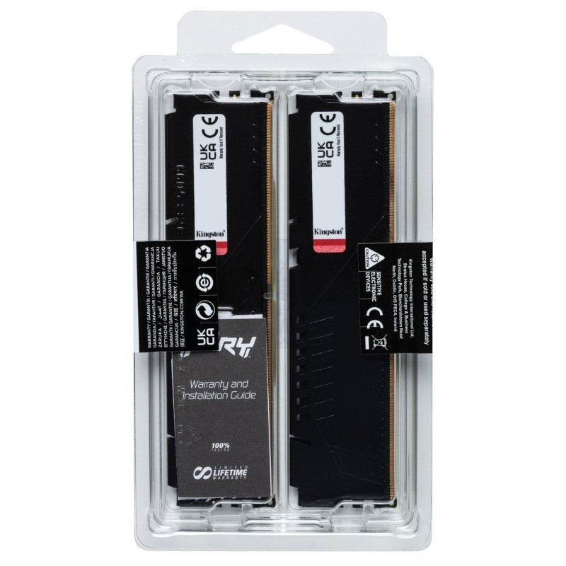 Kingston Пам'ять ПК DDR5 64GB KIT (32GBx2) 5600 FURY Beast