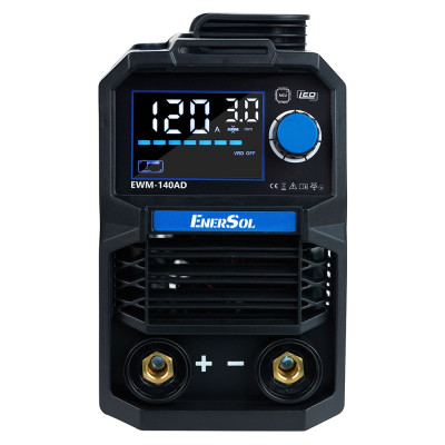 EnerSol Зварювальний апарат інверторний EWM-140AD 20-140А 6.1кВт 160-260В 2.9кг