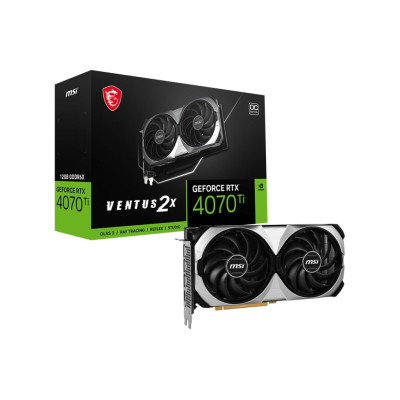 MSI Відеокарта GeForce RTX 4070 Ti 12GB GDDR6X VENTUS 2X OC