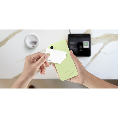 Samsung Чохол для Galaxy A15 (A156), Card Slot Case, зелений світлий