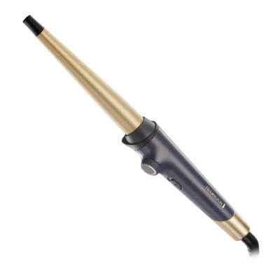 Remington Плойка Sapphire Luxe, конусна, D-13-25 mm, 130-200С, чохол, кераміка, сапфіровий