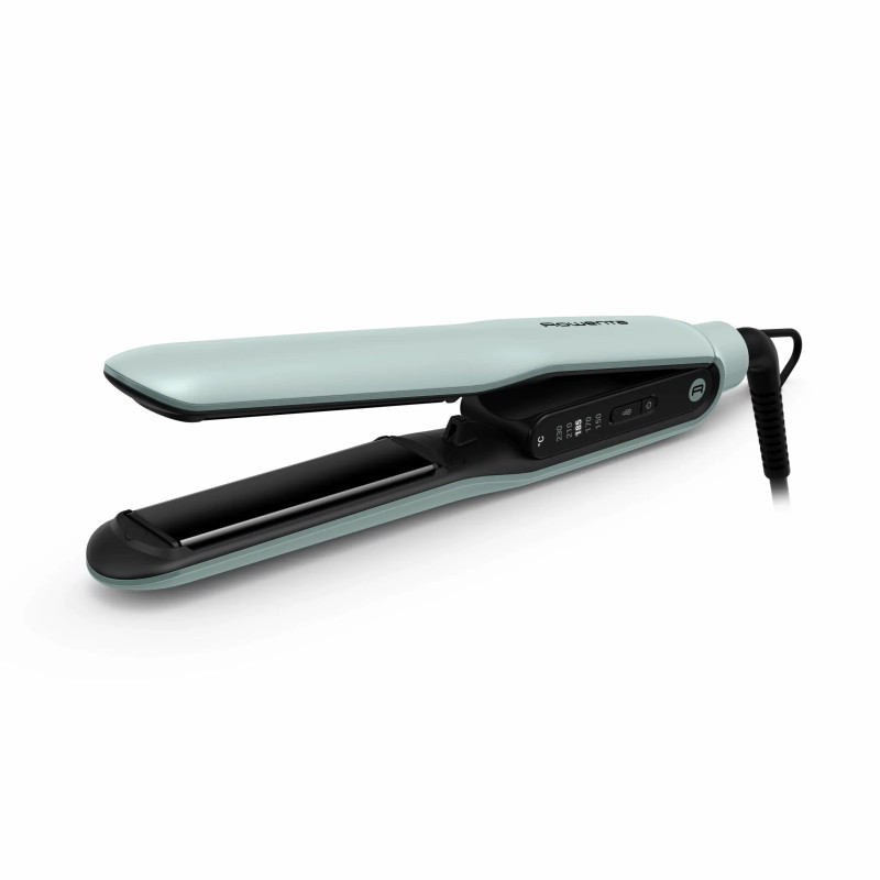 Rowenta Випрямляч Thermoglide, темп.режимів-5, 150-230С, іонізація, титан, світло-зелений