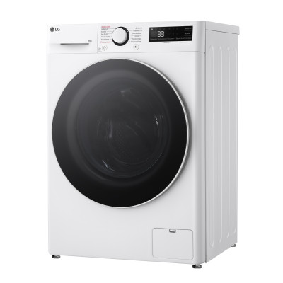 LG Пральна машина фронтальна, 8кг, 1200, A, 48см, дисплей, пара, інвертор, білий