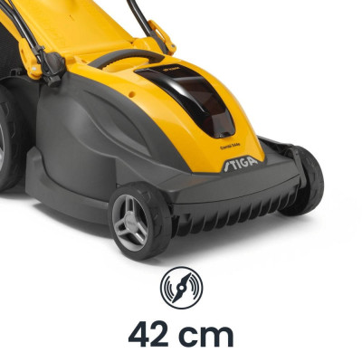 Stiga Газонокосарка акумуляторна Combi344eKit 48В 5А·год 42см 50л 25-75мм ЗП 15кг