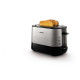 Philips Тостер Viva Collection, 1050Вт, пластик+ метал, чорний+нерж