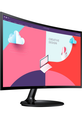 Samsung Монітор 27" S27C360E D-Sub, HDMI, VA, 75Hz, 4ms, CURVED