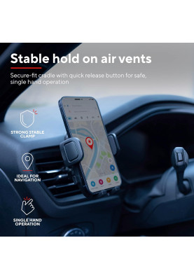 Trust Автомобільний тримач смартфона Runo airvent 4-7", чорний