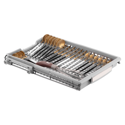 ARDESTO Посудомийна машина вбудовувана, 10компл., А++, 45см, дисплей, 3й кошик, гігієн.обробка, білий