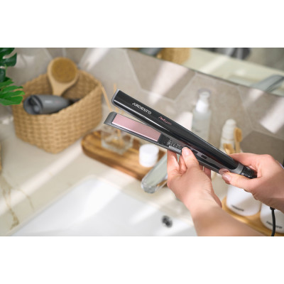 ARDESTO Випрямляч Ardesto Pink Touch, 32Вт, 110-200C, кераміка, сірий+рожевий ARDESTO Випрямляч Ardesto Pink Touch, 32Вт, 110-200C, кераміка, сірий+рожевий