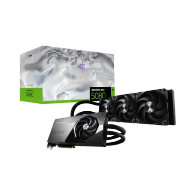 MSI Відеокарта GeForce RTX 5080 16GB GDDR7 SUPRIM LIQUID SOC