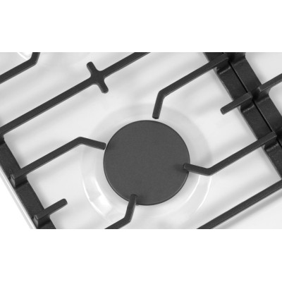 Hansa Варильна поверхня газова, 59см, чавун, біла Hansa Варильна поверхня газова, 59см, чавун, біла