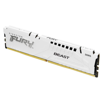 Kingston Пам'ять ПК Kingston DDR5 16GB 5600 FURY Beast Білий EXPO