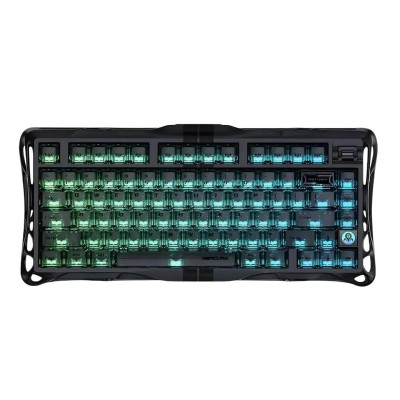GravaStar Mechanical keyboard GravaStar Mercury V75 80keys, Magnetic Jade Pro, 8K, USB-A, RGB, Stealth Black