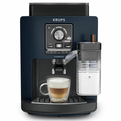 Krups Кавомашина Krups Harmony Milk 1.7л, зерно, автомат.капучинатор, авторецептів - 5, синій
