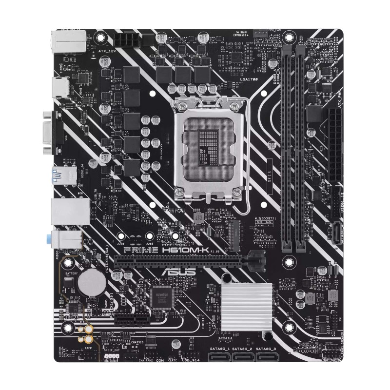 ASUS Материнcька плата PRIME H610M-K s1700 H610 2xDDR5 M.2 HDMI D-Sub mATX