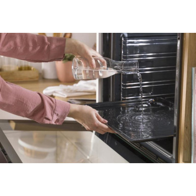 Gorenje Духовий шафа електричний, 77л, A, дисплей, ф-я без додавання жиру, чорний