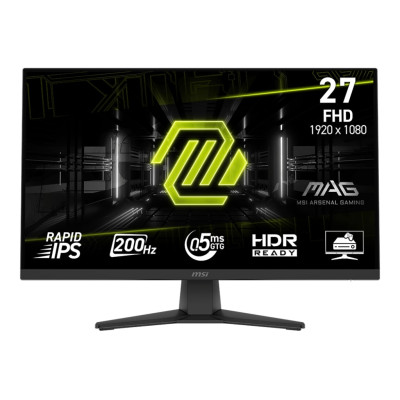 MSI Монітор MSI 27` MAG 272F HDMI, DP, Audio, IPS, 1920x1080, 200Hz, 0.5ms, sRGB 115%, FreeSync