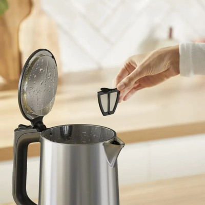Tefal Електрочайник Tefal Selection 1.7л, з підвійними стінками, 6 темп.реж, підтримка температури, сенc. управління, сірий