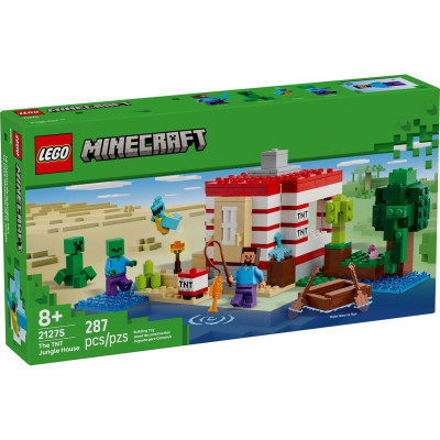 LEGO Конструктор LEGO Minecraft Будинок з вибухівки в джунглях
