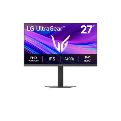 LG Монітор LG 27" 27G440A-B 2xHDMI, DP, Audio, IPS, 240Hz, 1ms, sRGB 99%, G-SYNC, FreeSync, Pivot, HDR10