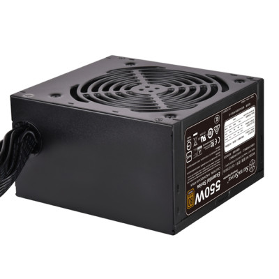 SilverStone Блок живлення Strider Essential (550W), >85%, 80+ Bronze, 120мм, 1xMB 24pin(20+4), 1xCPU 8pin(4+4), 3xMolex, 6xSATA, 2xPCIe 8pin(6+2)