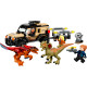 LEGO Конструктор Jurassic World Перевезення пірораптора та дилофозавра