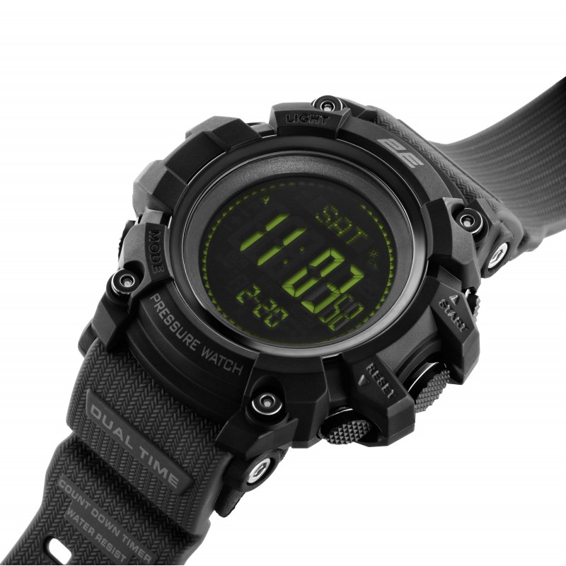 2E Tactical Тактичний годинник Armor GT Black з компасом та крокоміром
