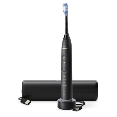 Philips Щітка зубна електр., Sonicare 7100 Series, 62т. колів/хв, насадок-1, футляр, чорний