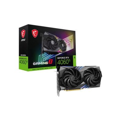 MSI Відеокарта GeForce RTX 4060 Ti 8GB GDDR6 GAMING X