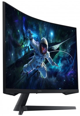 Samsung Монітор 31.5" Odyssey G55C 2xHDMI, DP, VA, 2560x1440, 165Hz, 1ms