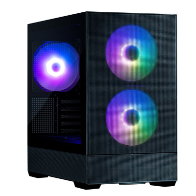 Zalman Корпус P30 AIR без БП, 1xUSB3.0, 1xUSBType-C, 3x140мм ARGB, VGA 392мм, LCS ready, TG Side Panel, mATX, чорний
