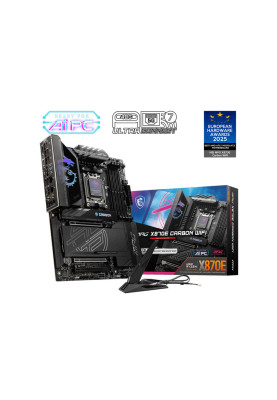 MSI Материнcька плата MPG X870E CARBON WIFI sAM5 X870E 4xDDR5 HDMI WiFi BT ATX
