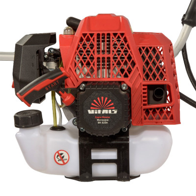 Vitals Тример садовий бензиновий Vitals Master BK 523n 1.5кВт/2.0к.с. 52см3 25.5см ніж/ліска 43см 9.7кг