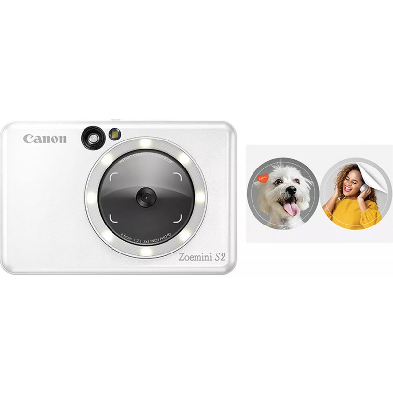 Canon Портативна камера-принтер ZOEMINI S2 ZV223 White