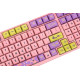Akko Клавіатура механічна 3098S Patrick 98Key, CS Sponge, USB-A, Hot-swappable, EN/UKR, RGB, Рожевий