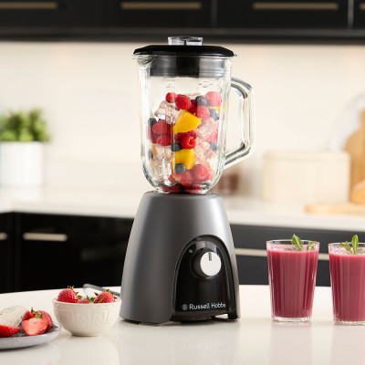 Russell Hobbs Блендер стаційний Desire Matte Charcoal, 650Вт, чаша-1500мл, чорний