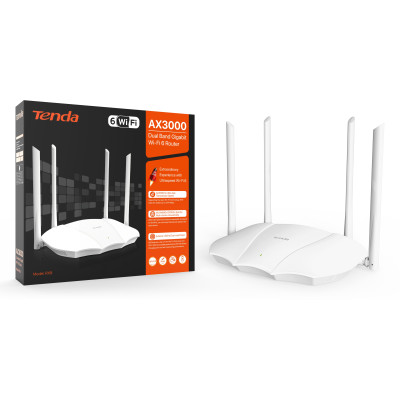 Tenda Маршрутизатор RX9 AX3000, 3x GE LAN, 1x GE WAN