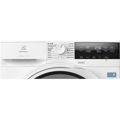 Electrolux Пральна машина Electrolux фронтальна, 9кг, 1400, A, 66см, дисплей, інвертор, білий Electrolux Пральна машина Electrolux фронтальна, 9кг, 1400, A, 66см, дисплей, інвертор, білий