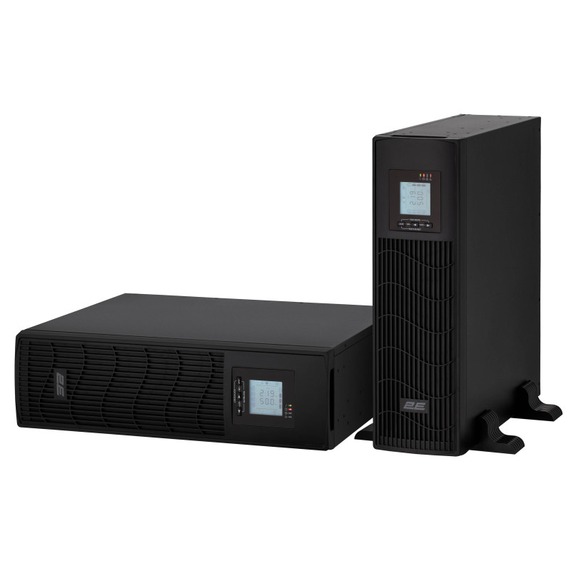 2E Джерело безперебійного живлення PS3000RT, 3000VA/2400W, RT3U, LCD, USB, 6xC13