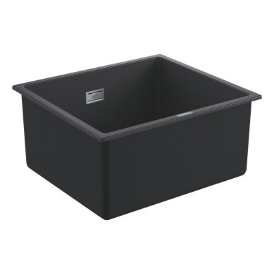 Grohe Мийка кухонна K700U, граніт, прямокут., без крила, 457x406x203мм, чаша - 1, врізна/під стільницю, чорний граніт