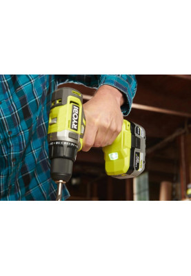 Ryobi Шурупокрут-дриль акумуляторний ONE+ RDD18-1C20S 18В 1х2А·год ЗП 52Нм 450·1750об·хв 1.1кг сумка