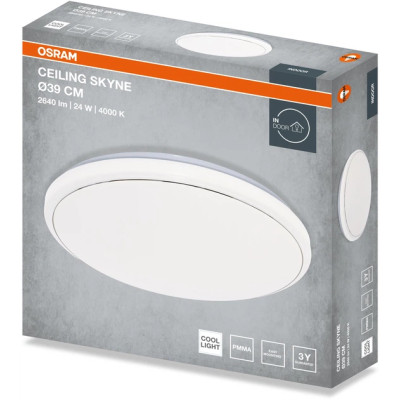 Osram Світильник накладний CEILING SKYNE 380мм Round 24Вт 4000K
