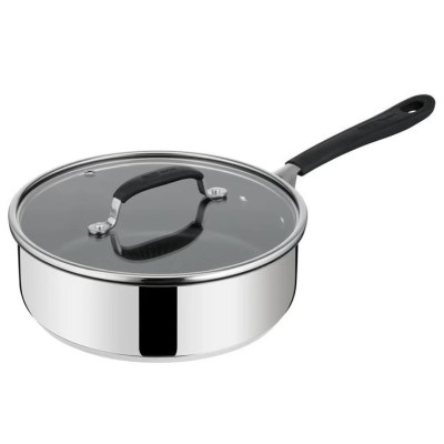 Tefal Сотейник з кришкою Jamie Oliver Home Cook, 24 см, 3.5л, нержавіюча сталь