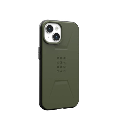 UAG Чохол для Apple iPhone 15 Civilian Magsafe, Olive Drab