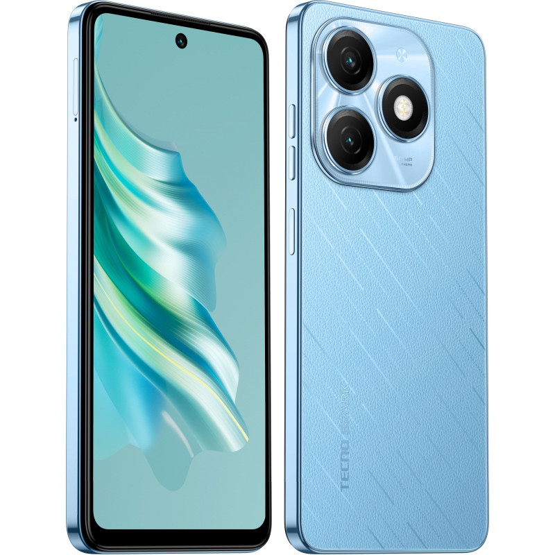 TECNO Смартфон Spark 20 (KJ5n) 6.56" 8/256ГБ, 2SIM, 5000мА•год, Magic Skin Blue