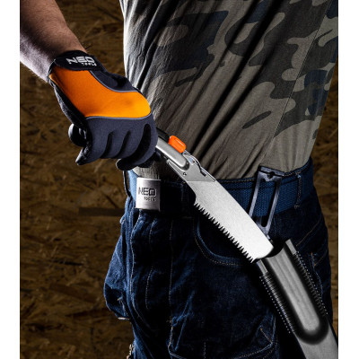 Neo Tools Пила садова, 33см, 3D зуби, 7 TPI, 0.242кг, чохол