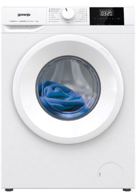 Gorenje Пральна машина фронтальна, 6кг, 1000, A+++, 43.5см, дисплей, пар, інвертор, білий