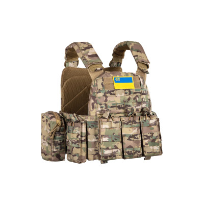 2E Tactical Плитоноска, Тип 5, з кишенями для бічного захисту, камуфляж