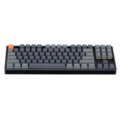 Keychron Клавіатура механічна K8 87Key, Gateron G Pro Blue, Hot-Swap, Aluminum Frame, BT/USB-A, EN/UKR, RGB, Black