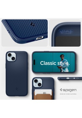 Spigen Чохол для Apple iPhone 15 Mag Armor MagFit, Navy Blue